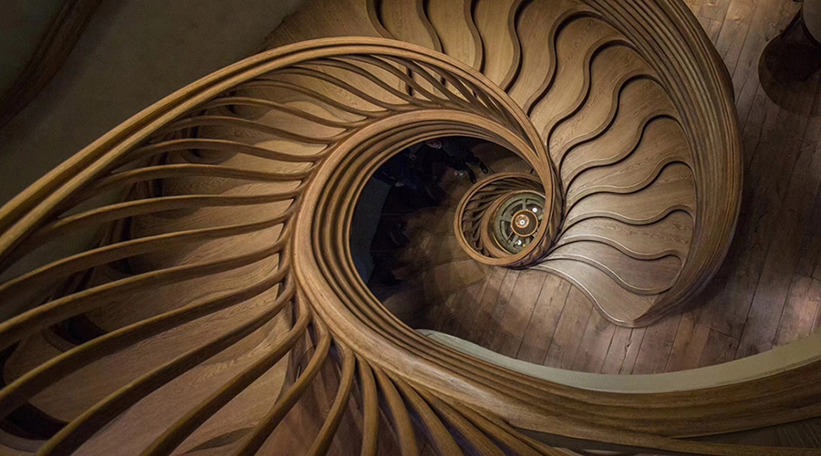 整木家装｜有一种楼梯设计，叫建筑艺术之美！